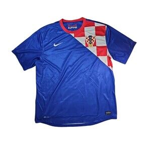 Nike Croatia Away 2013-2014 Men's Jersey Blue Size XL